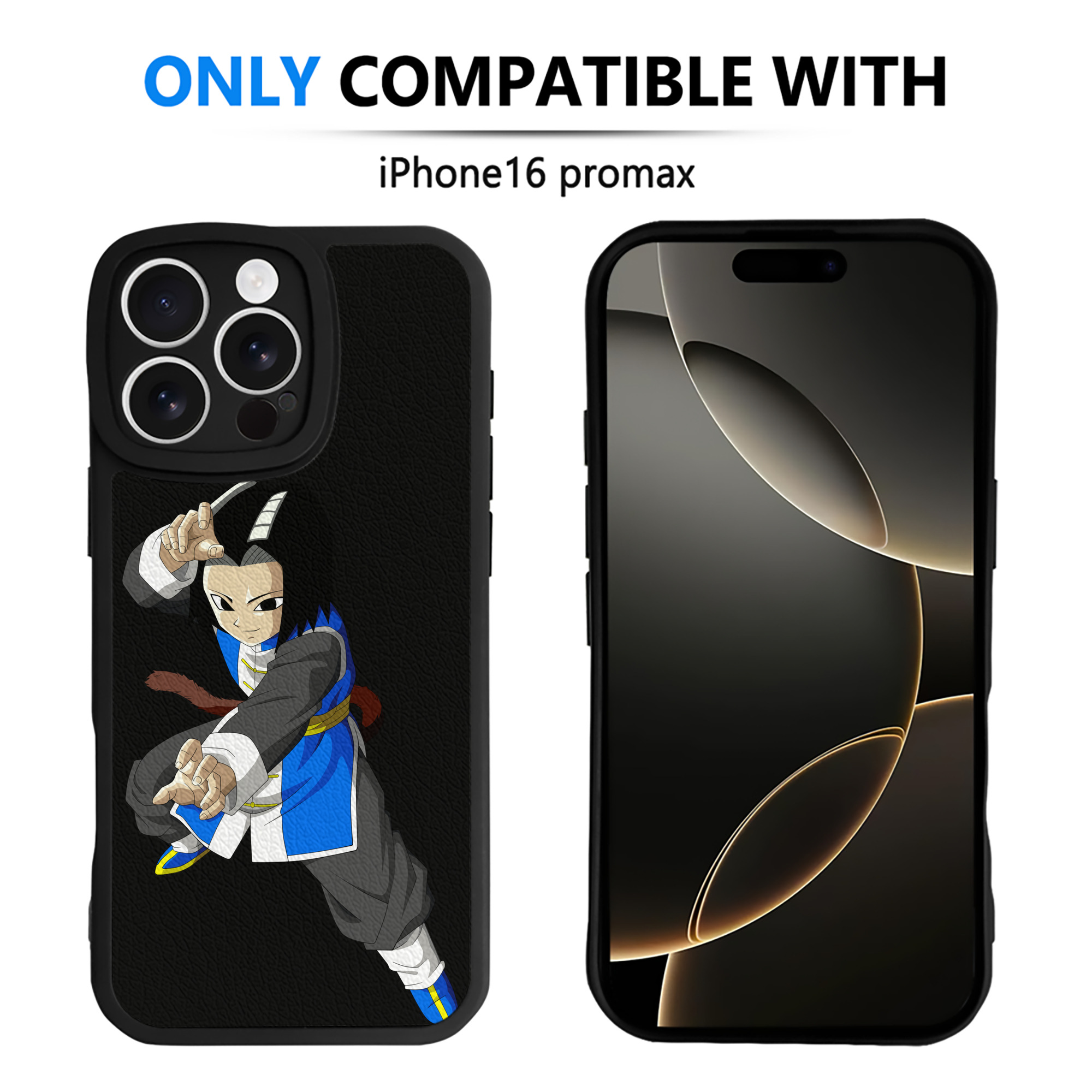 （画像用） ドラゴンボール DRAGON BALL 【iPhone 16シリーズ対応】シリコンスマホケース（レザー調） 材質：シリコン